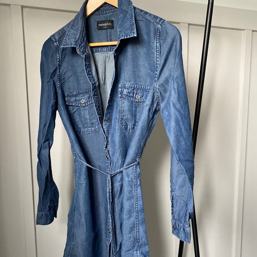 Denim Shirt Dress M - Parasuco